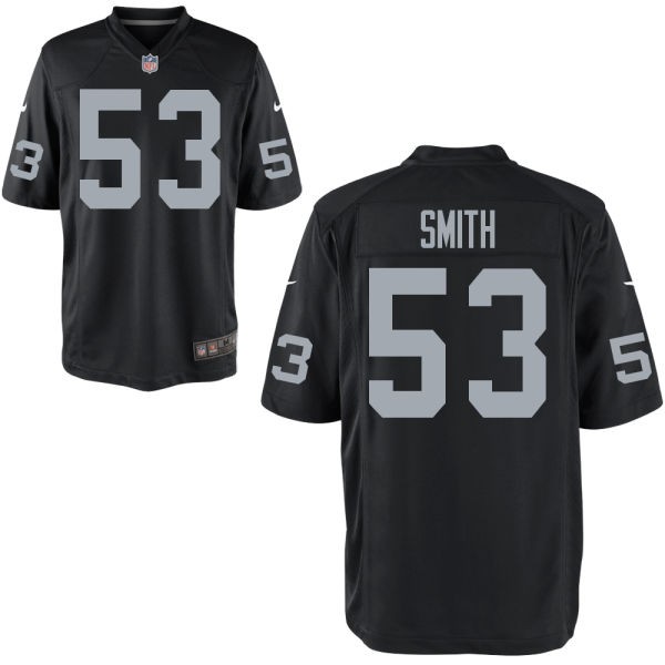 Malcolm Smith Oakland Raiders #53 Big And Tall Jersey - Black