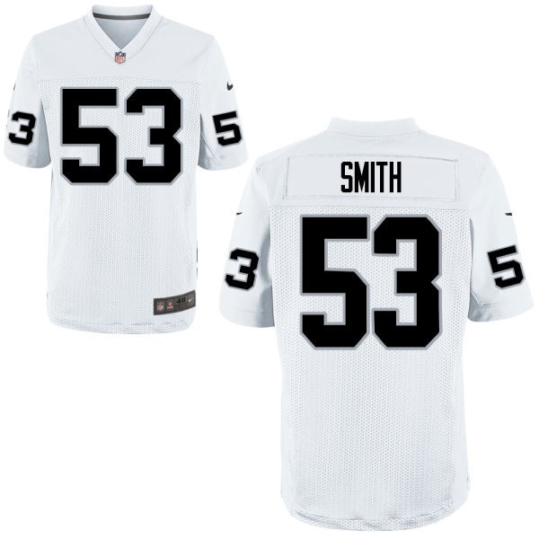 Malcolm Smith Oakland Raiders #53 Big And Tall Jersey - White