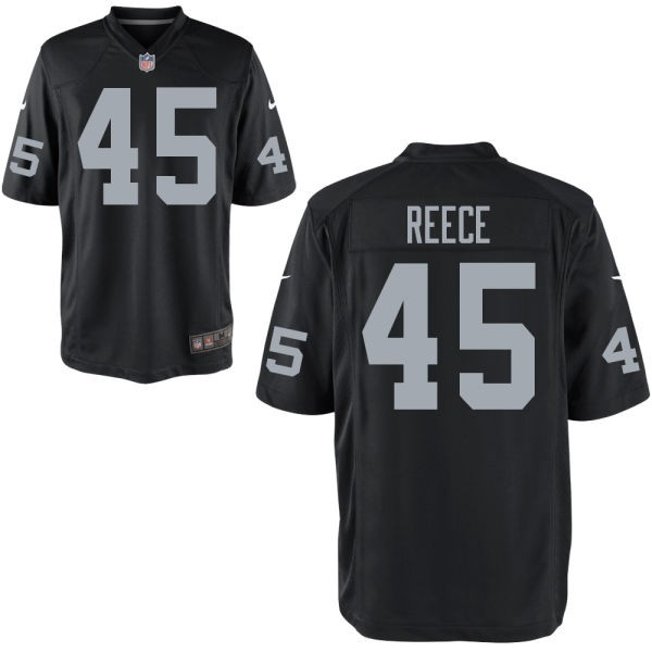 Marcel Reece Oakland Raiders #45 Big And Tall Jersey - Black