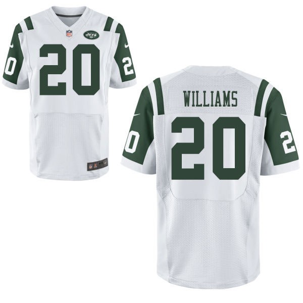 Marcus Williams New York Jets #20 Big And Tall Jersey - White