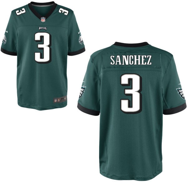 Mark Sanchez Philadelphia Eagles #3 Big And Tall Jersey - Midnight Green