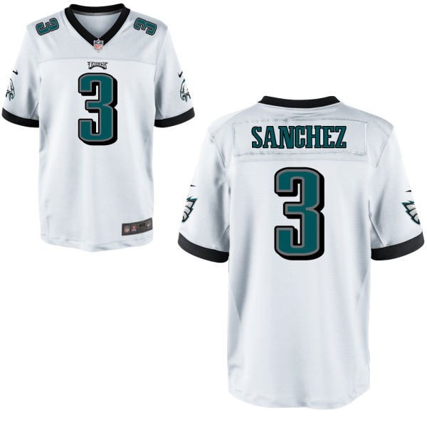 Mark Sanchez Philadelphia Eagles #3 Big And Tall Jersey - White