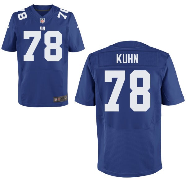 Markus Kuhn New York Giants #78 Big And Tall Jersey - Royal Blue