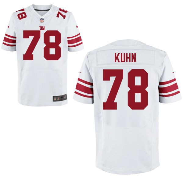 Markus Kuhn New York Giants #78 Big And Tall Jersey - White