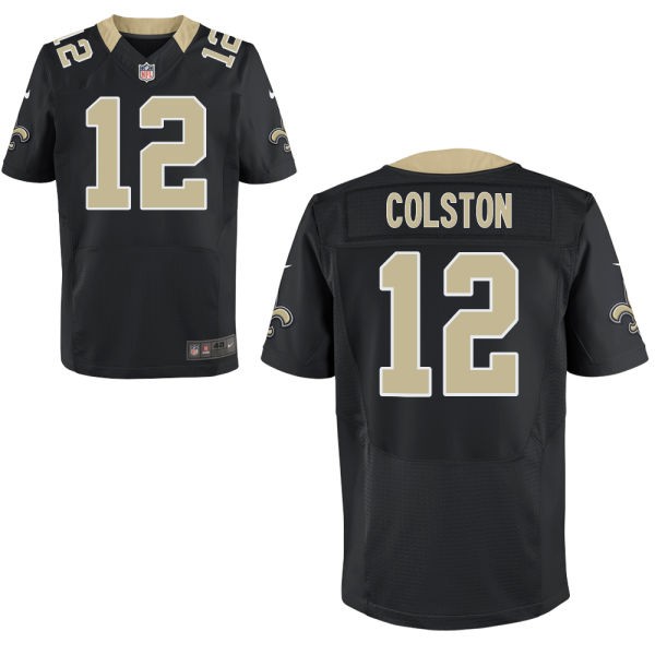 Marques Colston New Orleans Saints #12 Big And Tall Jersey - Black