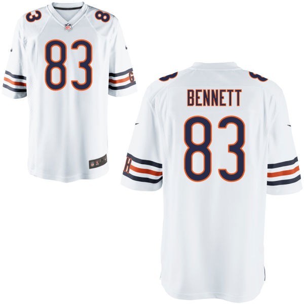 Martellus Bennett Chicago Bears #83 Big And Tall Jersey - White