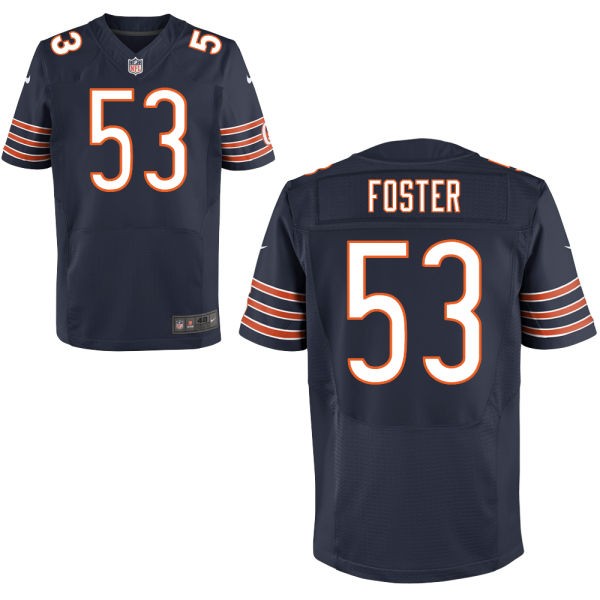 Mason Foster Chicago Bears #53 Big And Tall Jersey - Navy Blue