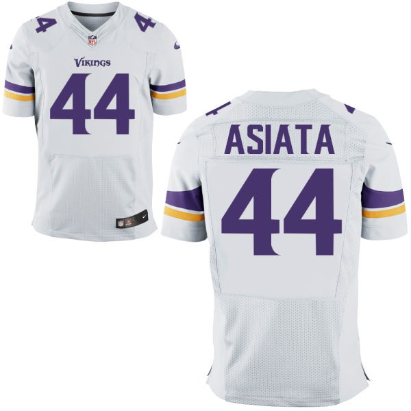 Matt Asiata Minnesota Vikings #44 Big And Tall Jersey - White