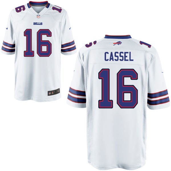 Matt Cassel Buffalo Bills #16 Big And Tall Jersey - White