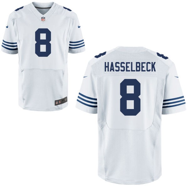 Matt Hasselbeck Indianapolis Colts #8 Alternate Big And Tall Jersey - White