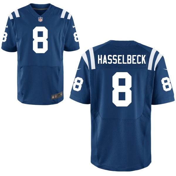 Matt Hasselbeck Indianapolis Colts #8 Big And Tall Jersey - Speed Blue