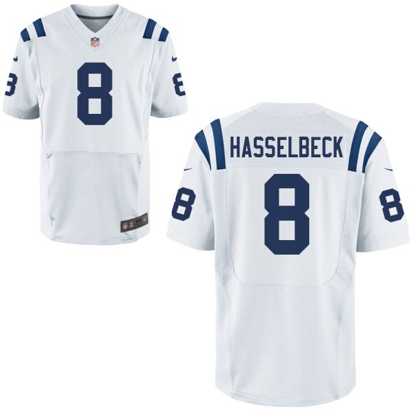 Matt Hasselbeck Indianapolis Colts #8 Big And Tall Jersey - White