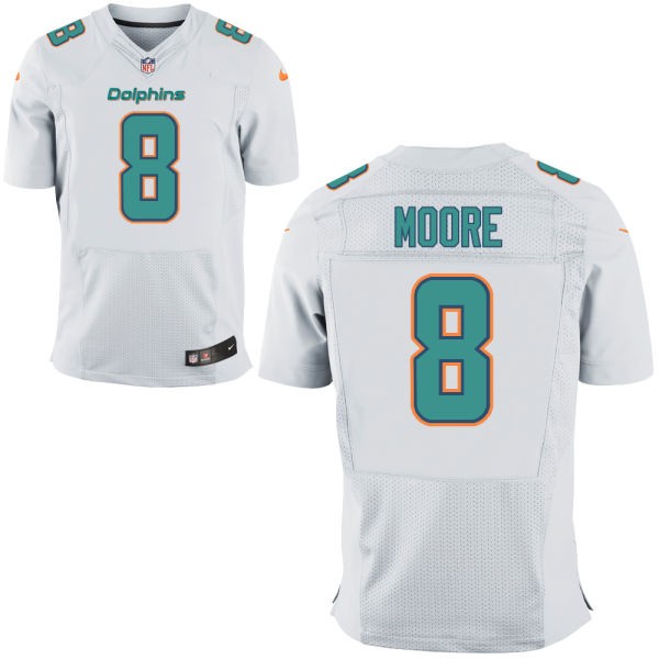 Matt Moore Miami Dolphins #8 Big And Tall Jersey - White