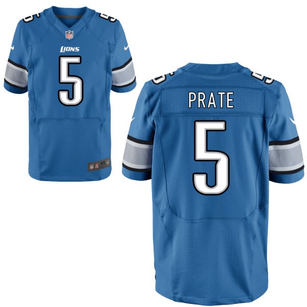 Matt Prater Detroit Lions #5 Big And Tall Jersey - Honolulu Blue