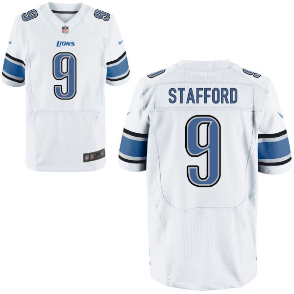 Matthew Stafford Detroit Lions #9 Big And Tall Jersey - White