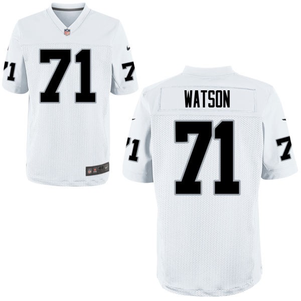 Menelik Watson Oakland Raiders #71 Big And Tall Jersey - White