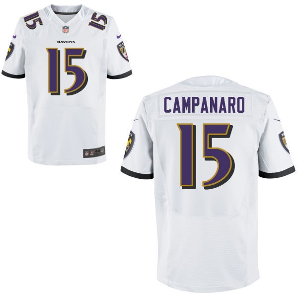 Michael Campanaro Baltimore Ravens #15 Big And Tall Jersey - White