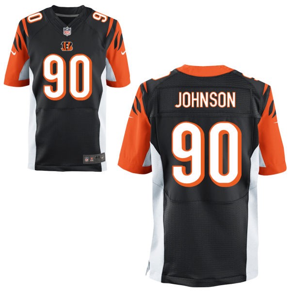 Michael Johnson Cincinnati Bengals #90 Big And Tall Jersey - Black