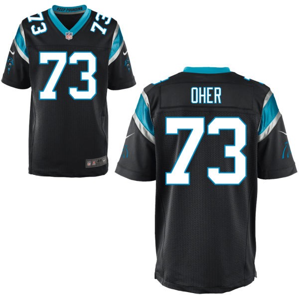 Michael Oher Carolina Panthers #73 Big And Tall Jersey - Black