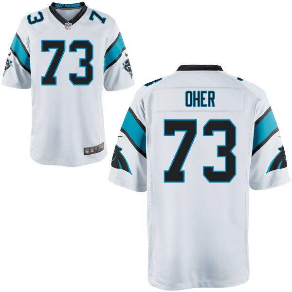 Michael Oher Carolina Panthers #73 Big And Tall Jersey - White