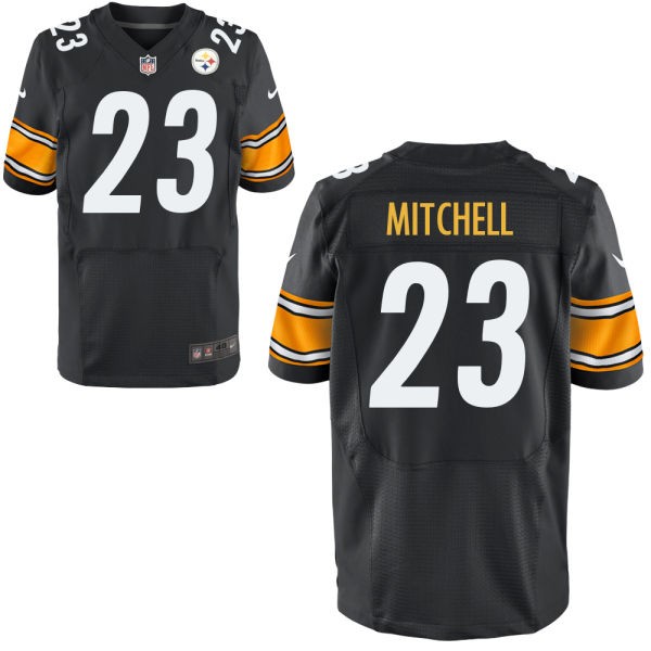 Mike Mitchell Pittsburgh Steelers #23 Big And Tall Jersey - Black