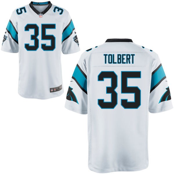 Mike Tolbert Carolina Panthers #35 Big And Tall Jersey - White