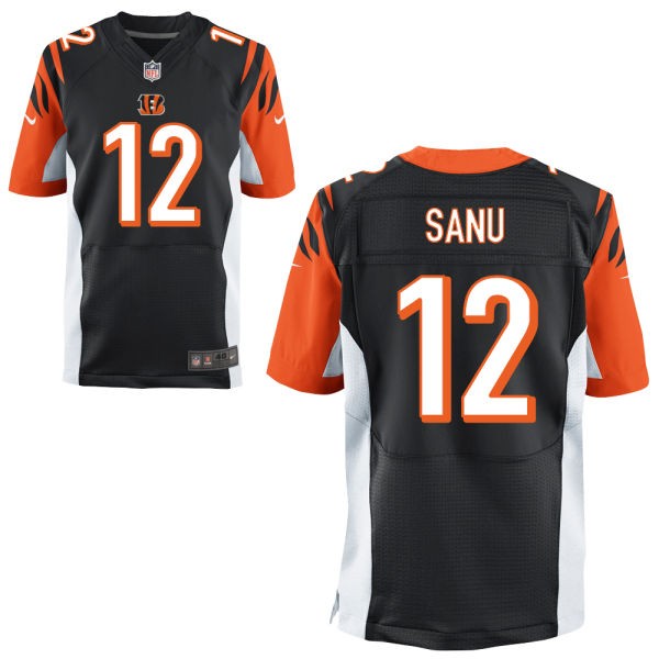 Mohamed Sanu Cincinnati Bengals #12 Big And Tall Jersey - Black