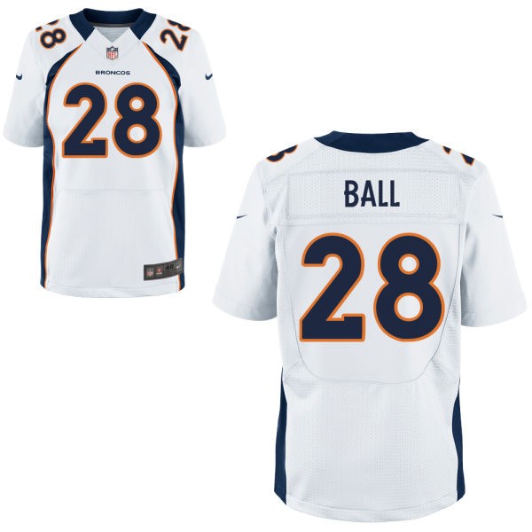 Montee Ball Denver Broncos #28 Big And Tall Jersey - White