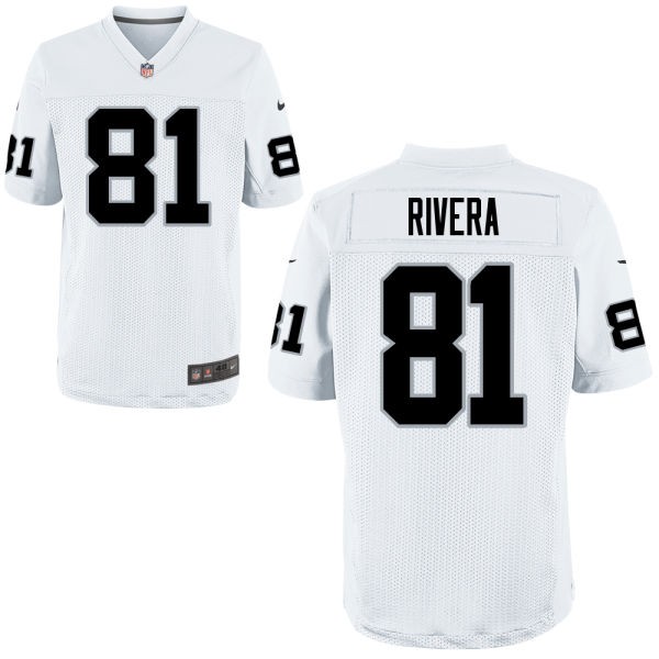 Mychal Rivera Oakland Raiders #81 Big And Tall Jersey - White