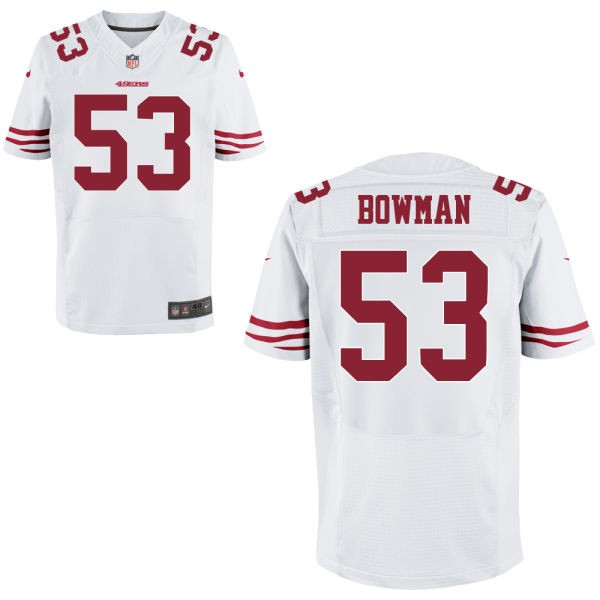 NaVorro Bowman San Francisco 49ers #53 Big And Tall Jersey - White