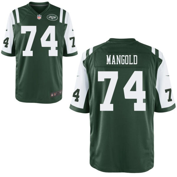 Nick Mangold New York Jets #74 Big And Tall Jersey - Green