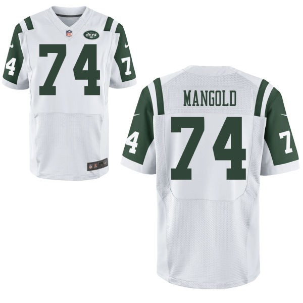 Nick Mangold New York Jets #74 Big And Tall Jersey - White