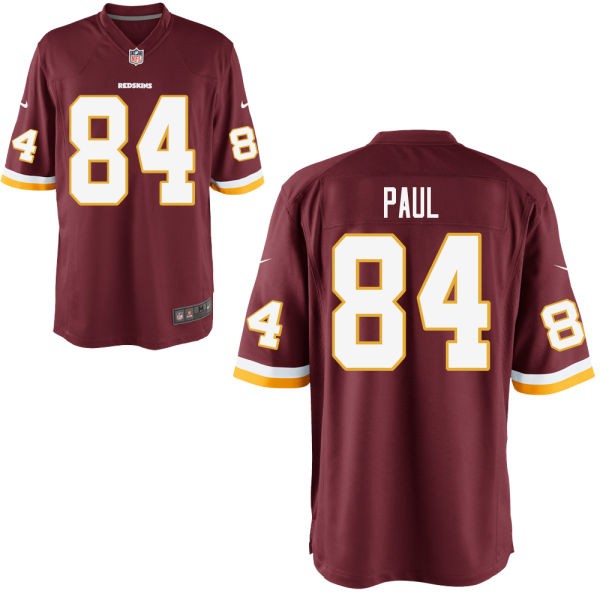 Niles Paul Washington Redskins #84 Big And Tall Jersey - Burgundy