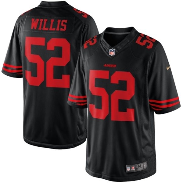 Patrick Willis San Francisco 49ers #52 Big And Tall Jersey - Black