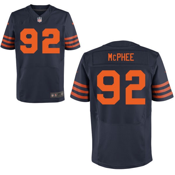 Pernell McPhee Chicago Bears #92 Throwback Big And Tall Jersey - Blue