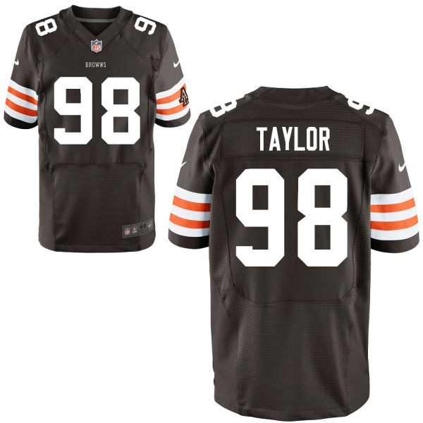 Phil Taylor Cleveland Browns #98 Big And Tall Jersey - Brown