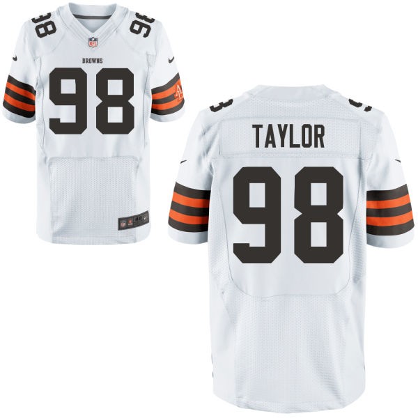 Phil Taylor Cleveland Browns #98 Big And Tall Jersey - White