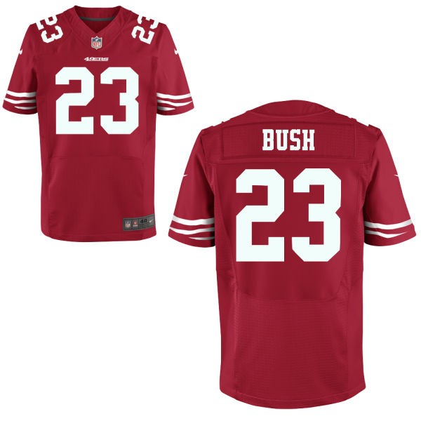 Reggie Bush San Francisco 49ers #23 Big And Tall Jersey - Red