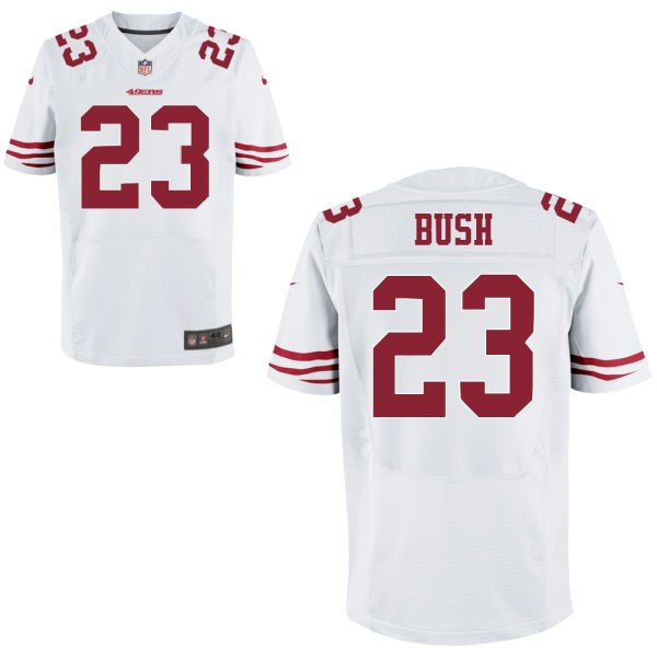 Reggie Bush San Francisco 49ers #23 Big And Tall Jersey - White