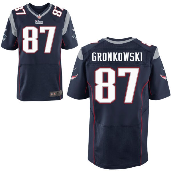 Rob Gronkowski New England Patriots #87 Big And Tall Jersey - Nautical Blue