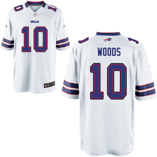 Robert Woods Buffalo Bills #10 Big And Tall Jersey - White