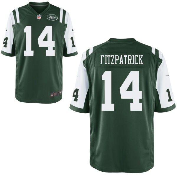 Ryan Fitzpatrick New York Jets #14 Big And Tall Jersey - Green