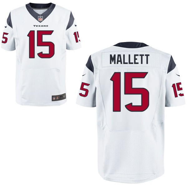 Ryan Mallett Houston Texans #15 Big And Tall Jersey - Liberty White