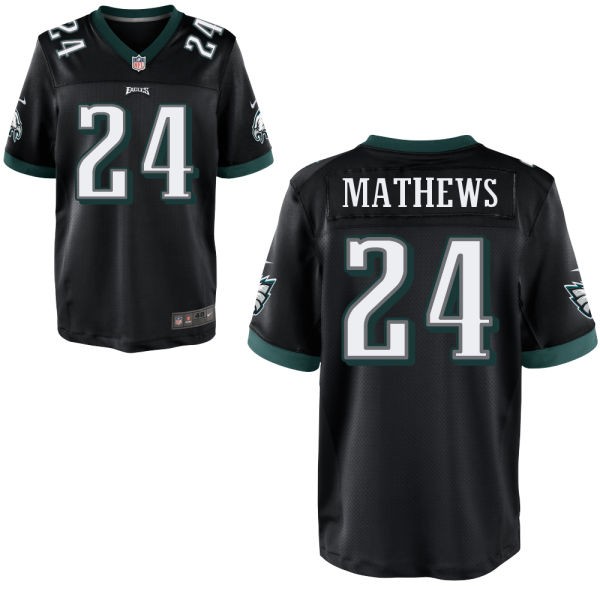 Ryan Mathews Philadelphia Eagles #24 Big And Tall Jersey - Black