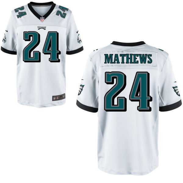 Ryan Mathews Philadelphia Eagles #24 Big And Tall Jersey - White