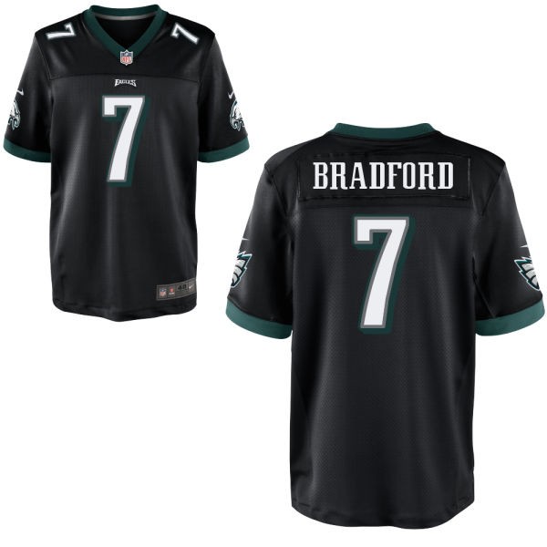 Sam Bradford Philadelphia Eagles #7 Big And Tall Jersey - Black