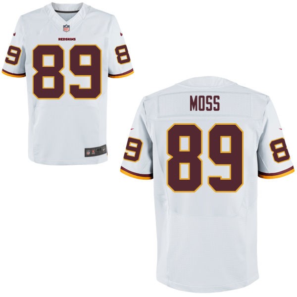 Santana Moss Washington Redskins #89 Big And Tall Jersey - White