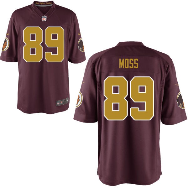 Santana Moss Washington Redskins #89 Throwback Big And Tall Jersey - Burgundy