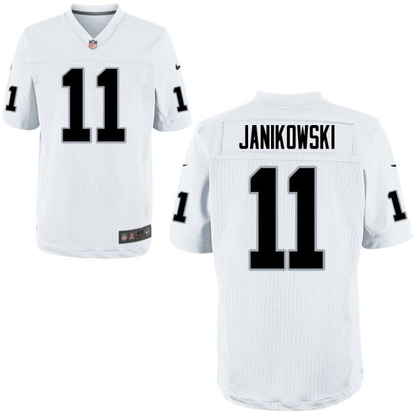 Sebastian Janikowski Oakland Raiders #11 Big And Tall Jersey - White