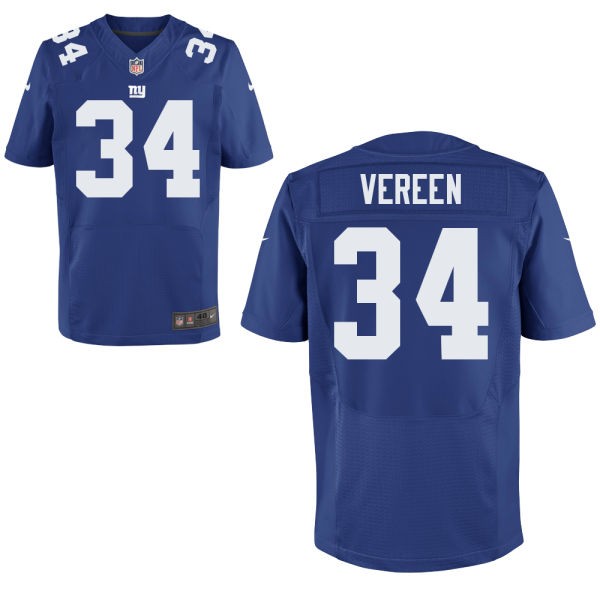 Shane Vereen New York Giants #34 Big And Tall Jersey - Royal Blue